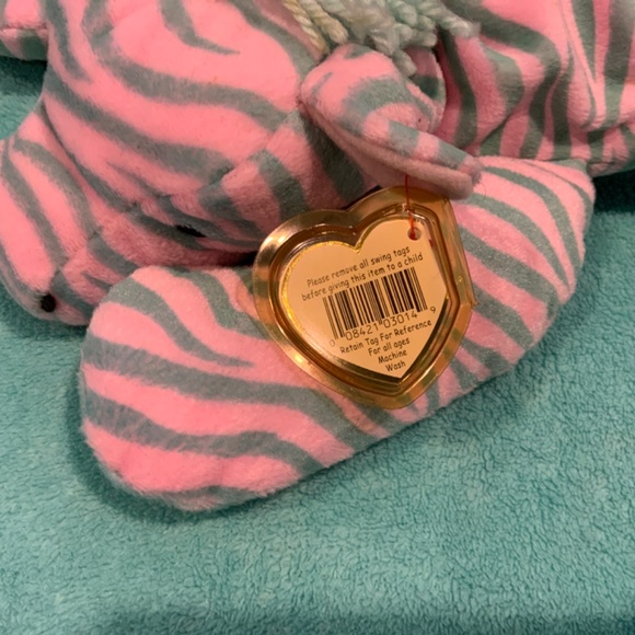 Ty Large Plush Pillow Pal - ZULU the Zebra - Picture 3 of 4